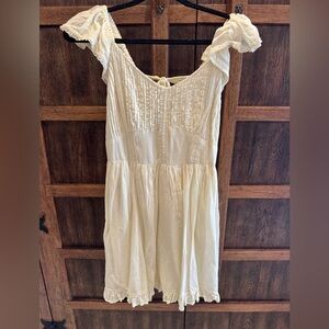 Shyanne Cream Smocked Bodice Top